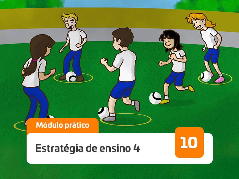 Será apresentada nessa aula a estratégia de 3x3 com trocas pelas alas em um nível maior de complexidade, numa nova versão, para se treinar atitudes táticas do jogo de transição.